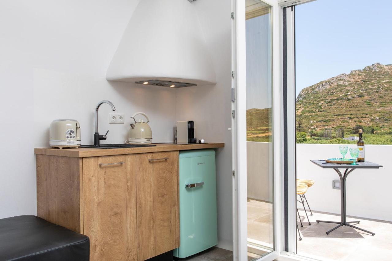 Ninemia Naxos Suites Agios Thaleleos Bagian luar foto