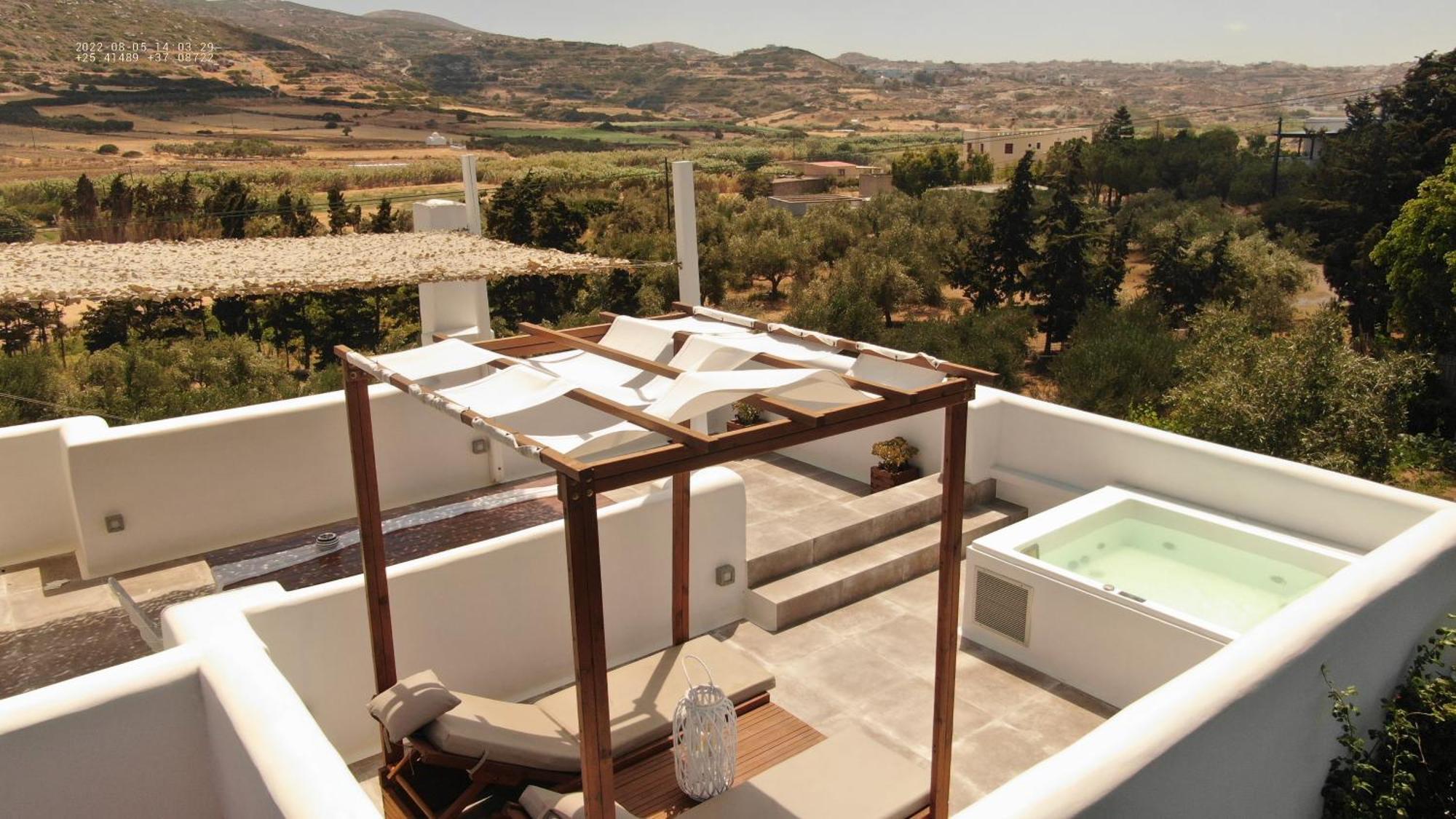 Ninemia Naxos Suites Agios Thaleleos Bagian luar foto